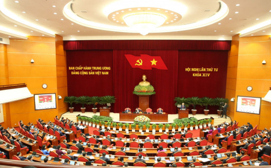 Kết luận Hội nghị lần thứ tư Ban Chấp hành Trung ương Đảng khóa XIV về Đề cương tổng kết thực tiễn và nghiên cứu sửa đổi, bổ sung Điều lệ Đảng