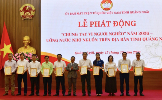 BSR tiếp sức Quỹ “Vì người nghèo” Quảng Ngãi với 10 tỷ đồng