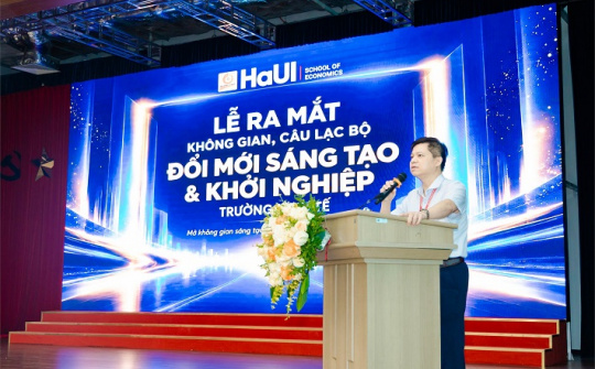 Trường Kinh tế, Đại học Công nghiệp Hà Nội ra mắt Không gian Đổi mới sáng tạo và Khởi nghiệp