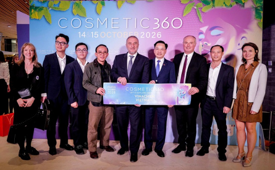 Vinachem trao đổi hợp tác với Greentech, Cosmetic Valley và LVMH tại Paris