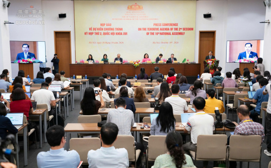 Kỳ họp thứ 2, Quốc hội khóa XVI sẽ xem xét, thông qua 43 dự án luật và nghị quyết