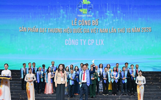 LIXCO lập “hat-trick” Thương hiệu quốc gia