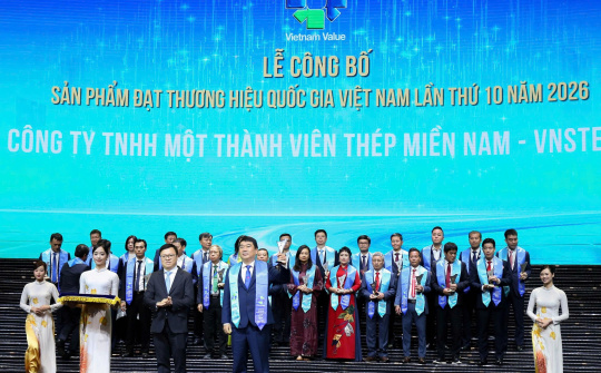 Thép Miền Nam /V/ trong dòng chảy Thương hiệu Quốc gia 2026