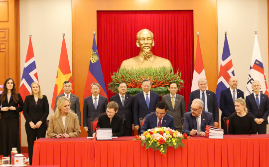 Chính thức kí kết Hiệp định Thương mại Tự do Việt Nam - EFTA