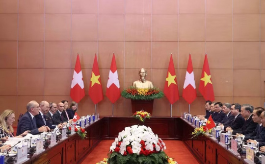 Tổng Bí thư, Chủ tịch nước Tô Lâm hội đàm với Tổng thống Thụy Sĩ