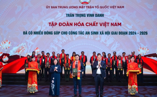 Vinachem được vinh danh tại Tháng cao điểm “Vì người nghèo” năm 2026
