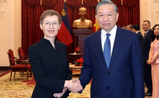 Tổng Bí thư, Chủ tịch nước Tô Lâm tiếp Thủ tướng Công quốc Liechtenstein