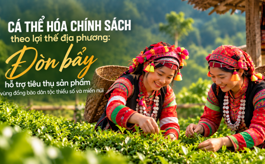 [eMagazine] Cá thể hóa chính sách theo lợi thế địa phương: Đòn bẩy hỗ trợ tiêu thụ sản phẩm vùng đồng bào dân tộc thiểu số và miền núi