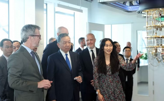 Tổng Bí thư, Chủ tịch nước Tô Lâm thăm Viện Nghiên cứu Niels Bohr của Đại học Copenhagen