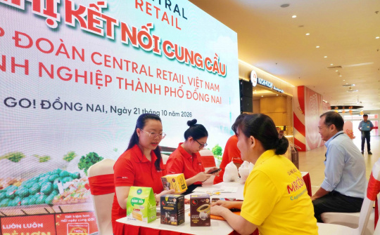 Sở Công Thương Đồng Nai cùng Tập đoàn Central Retail Việt Nam tổ chức kết nối cung cầu giữa các doanh nghiệp