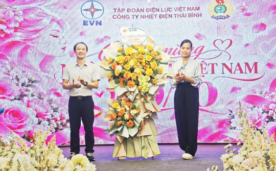 Nhiệt điện Thái Bình: Gắn kết yêu thương, tôn vinh phụ nữ nhân ngày 20/10