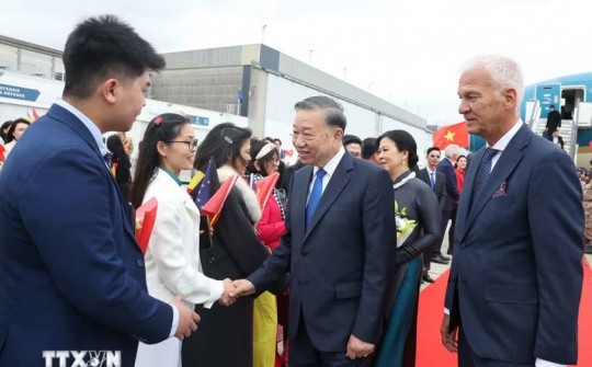 Tổng Bí thư, Chủ tịch nước Tô Lâm bắt đầu thăm chính thức Liên minh châu Âu và Vương quốc Bỉ
