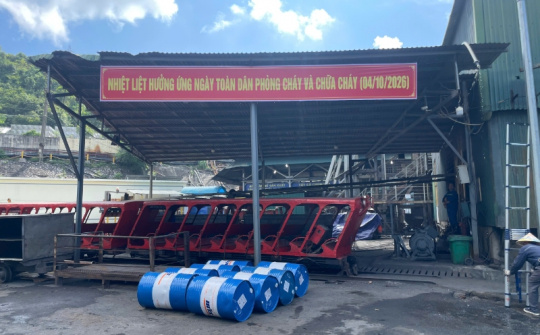 Công ty Than Thống Nhất - TKV chủ động phòng cháy chữa cháy, bảo vệ an toàn sản xuất