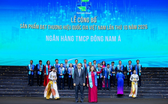 SeABank lần thứ 4 liên tiếp được vinh danh Thương hiệu Quốc gia Việt Nam