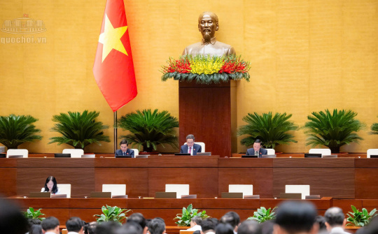Ngày 24/10, Quốc hội làm việc, thảo luận về các dự án Luật thuộc lĩnh vực Tài nguyên, môi trường, An toàn thực phẩm, Văn hóa, Sở hữu trí tuệ