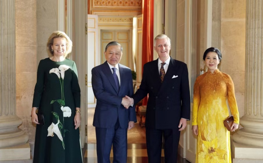 Tổng Bí thư, Chủ tịch nước Tô Lâm hội kiến Nhà Vua Vương quốc Bỉ Philippe