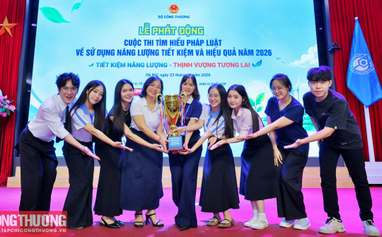 Đội quán quân UNETI trở lại, tiếp lửa cho Cuộc thi “Tìm hiểu pháp luật về sử dụng năng lượng tiết kiệm và hiệu quả” năm 2026