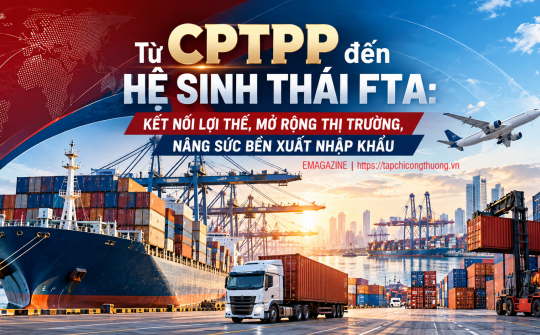[eMagazine] Từ CPTPP đến hệ sinh thái FTA: Kết nối lợi thế, mở rộng thị trường, nâng sức bền xuất nhập khẩu
