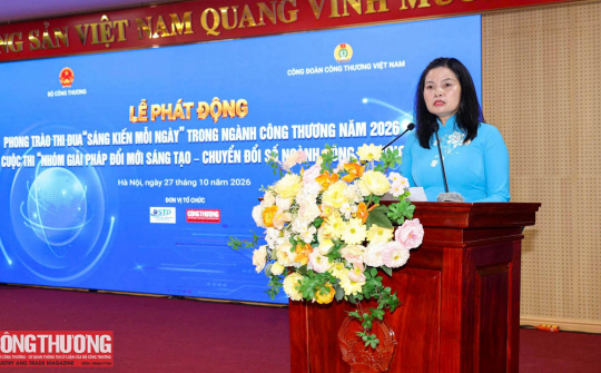 Công đoàn Công Thương Việt Nam đồng hành thúc đẩy sáng kiến, đổi mới sáng tạo trong người lao động