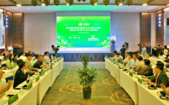 Thêm hướng tiếp cận trong giảm phát thải hướng đến Net Zero từ các công nghệ thu giữ, sử dụng và lưu trữ CO₂