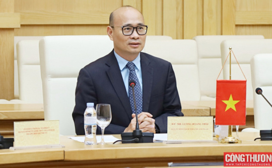 Thứ trưởng Bộ Công Thương Lương Hoàng Thái là Tổ trưởng Tổ công tác triển khai Đề án Hệ sinh thái tận dụng các FTA