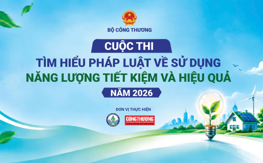 Thể lệ Cuộc thi Tìm hiểu pháp luật về sử dụng năng lượng tiết kiệm và hiệu quả năm 2026