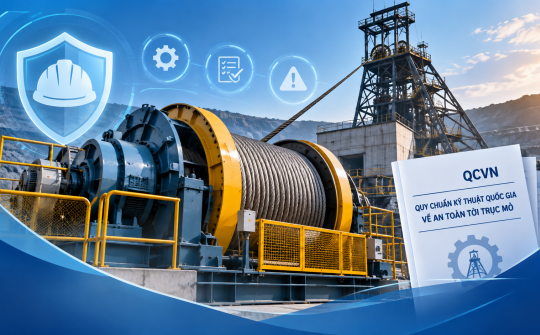 Bộ Công Thương hợp nhất Quy chuẩn kỹ thuật quốc gia về an toàn tời trục mỏ