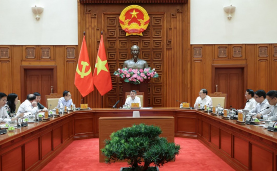 Thủ tướng Lê Minh Hưng chủ trì cuộc họp về tiến độ chuẩn bị Năm APEC 2027