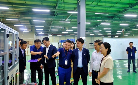 Cục Công nghiệp khảo sát thực tế tại doanh nghiệp công nghiệp hỗ trợ