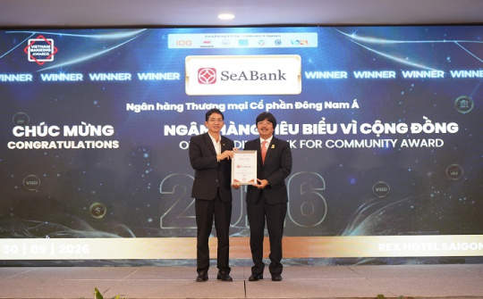 SeABank được vinh danh ở hai lĩnh vực cộng đồng và phát triển bền vững