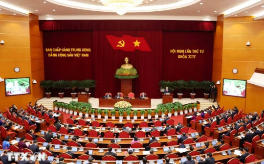 Khai mạc trọng thể Hội nghị lần thứ Tư Ban Chấp hành Trung ương Đảng khóa XIV