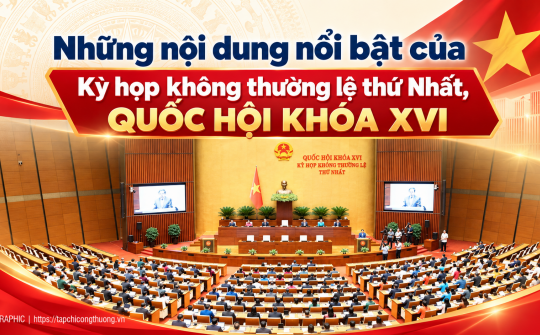 [Infographic] Những kết quả nổi bật của Kỳ họp không thường lệ thứ Nhất, Quốc hội khóa XVI
