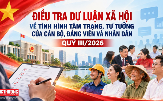 Đảng ủy Bộ Công Thương triển khai điều tra dư luận xã hội về tình hình cán bộ, đảng viên Quý III/2026