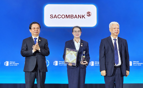 Ngân hàng Sacombank được vinh danh Thương hiệu Mạnh 2026: Vững nội lực, kiến tạo giá trị bền vững