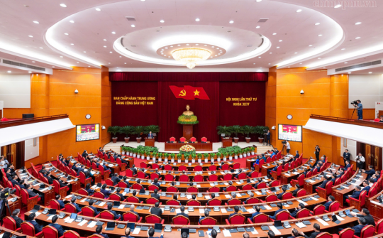 Thông báo Hội nghị lần thứ tư Ban Chấp hành Trung ương Đảng khóa XIV