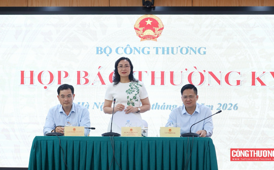 [CHÙM ẢNH] Họp báo thường kỳ Bộ Công Thương Quý III/2026