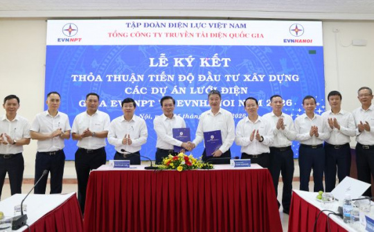 EVNNPT và EVNHANOI tăng cường phối hợp, đồng bộ đầu tư để đảm bảo cung cấp điện cho Thủ đô
