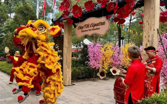 Chợ tết Ciputra 2026: Xuân truyền thống trong lòng đô thị quốc tế