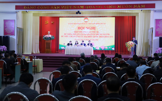 Lào Cai hiệp thương lần thứ ba lựa chọn, lập danh sách những người ứng cử đại biểu Quốc hội khóa XVI