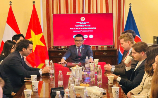 "Cà phê với Đại sứ": Sáng kiến lan tỏa hình ảnh, thương hiệu Việt Nam tại Áo
