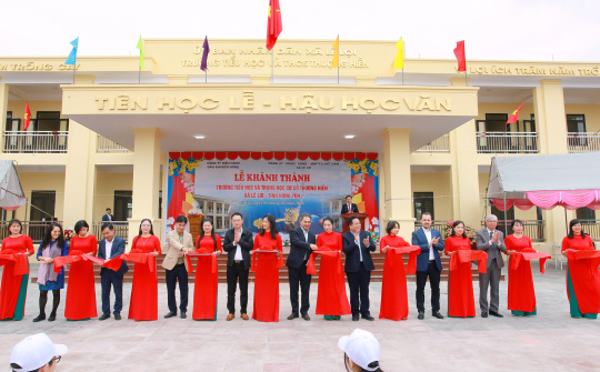 BIENDONG POC trao mái trường mới, tiếp sức tương lai tại xã Lê Lợi, tỉnh Hưng Yên