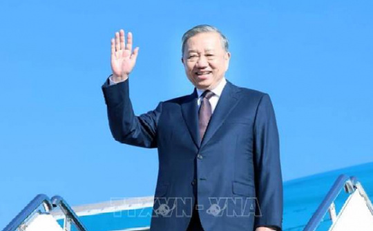 Tổng Bí thư Tô Lâm kết thúc chuyến tham dự Cuộc họp Khai mạc Hội đồng Hòa bình về Gaza