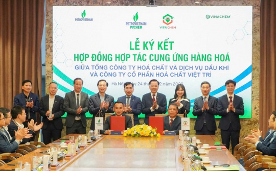 Vitrichem - Pvchem cung ứng hóa chất cơ bản cho dự án nhà máy lọc hóa dầu Nghi Sơn