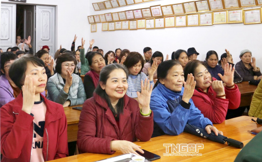 Thái Nguyên: Lấy ý kiến cử tri nơi cư trú đối với người ứng cử ĐBQH và HĐND các cấp