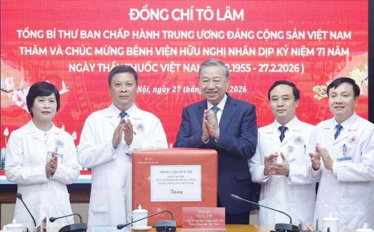 Phát biểu của Tổng Bí thư Tô Lâm nhân dịp thăm, chúc mừng Bệnh viện Hữu Nghị