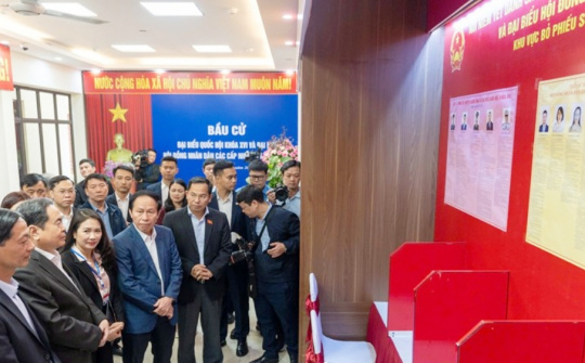Chủ tịch Hội đồng Bầu cử Quốc gia đánh giá cao công tác chuẩn bị bầu cử tại Hải Phòng