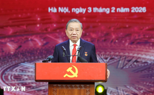 Phát biểu của Tổng Bí thư Tô Lâm tại Lễ tuyên dương Bí thư chi bộ xuất sắc và trao giải Búa liềm Vàng lần thứ X