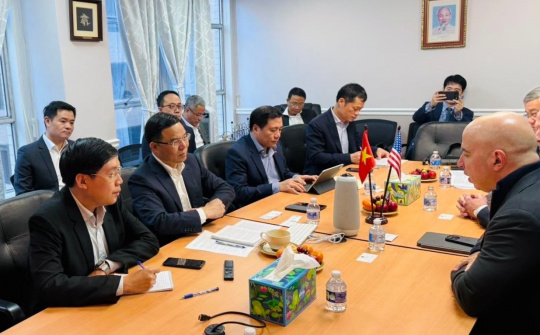 Đề nghị GE Vernova tiếp tục đồng hành, ưu tiên đẩy nhanh bàn giao thiết bị cho các dự án nguồn điện trọng điểm Việt Nam