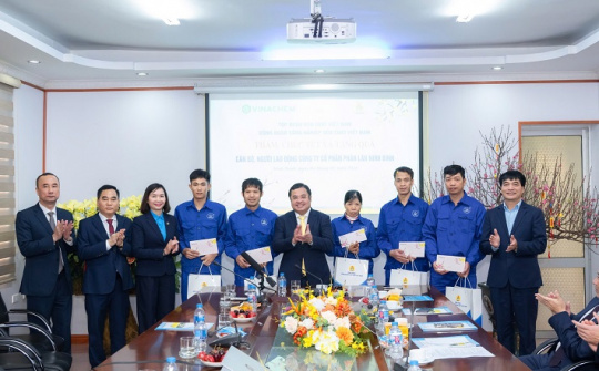 Chủ tịch HĐTV Vinachem chúc Tết người lao động 3 đơn vị tại Ninh Bình