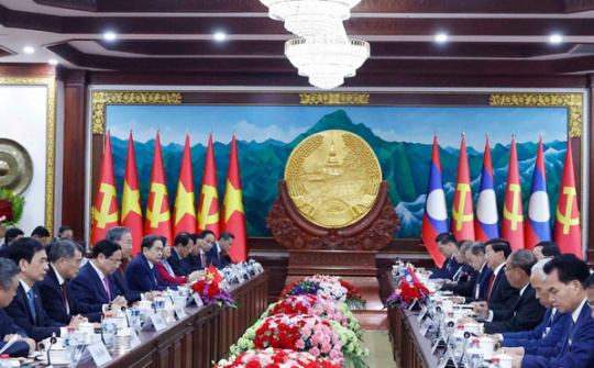 Tổng Bí thư Tô Lâm hội đàm với Tổng Bí thư, Chủ tịch nước Lào Thonglun Sisoulith